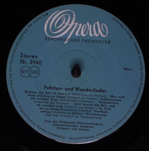 Opera 3940 - Chor Der Stuttgarter Volksmusikschule, Südwestdeuts - Image 3