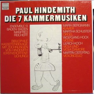 Deutsche Harmonia Mundi 1C 165-99 721/23 - Paul Hindemith, Ensem