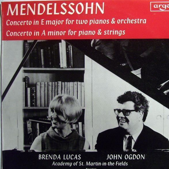 Argo ZRG 605 - Felix Mendelssohn-Bartholdy, Brenda Lucas, John O