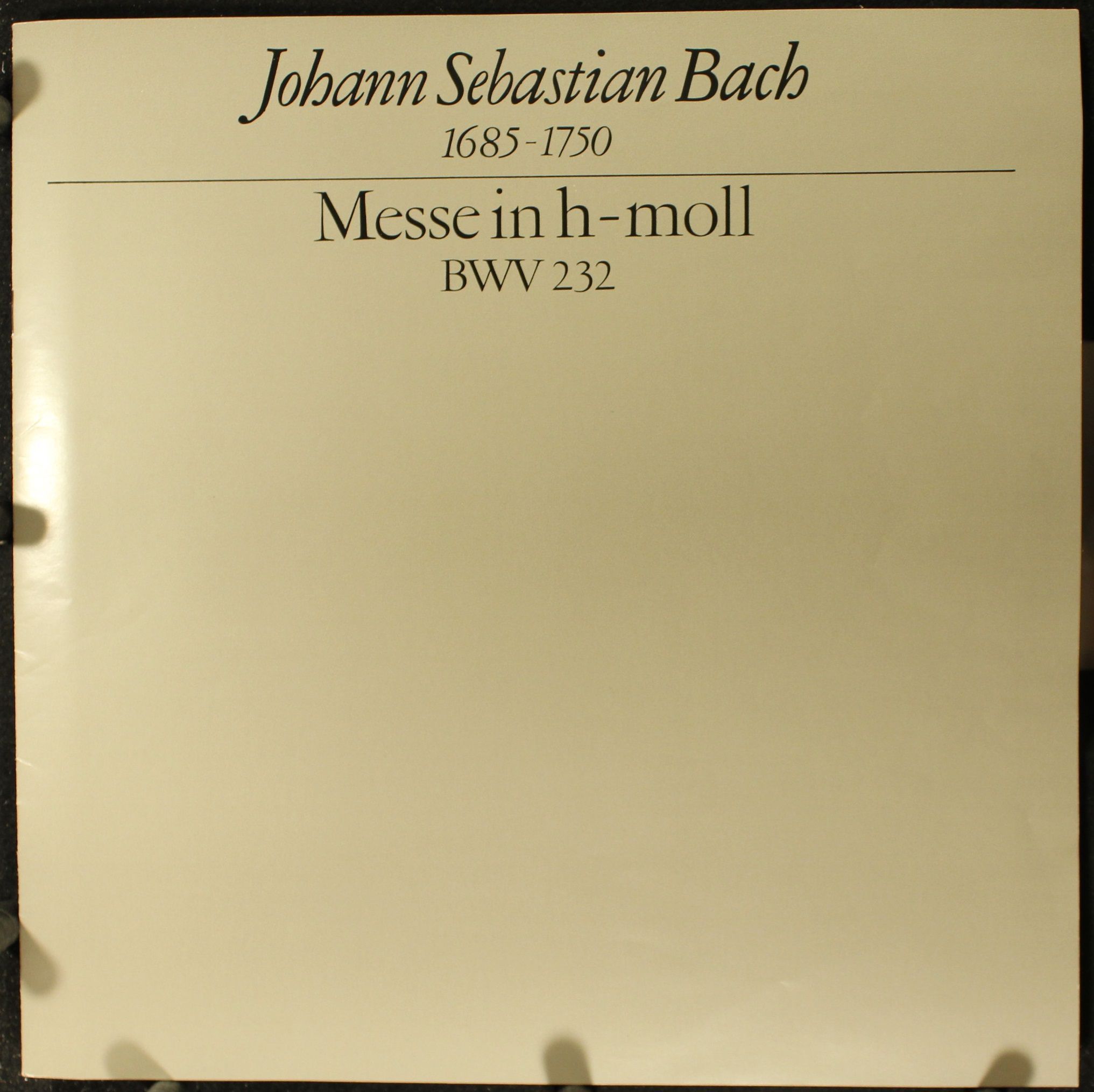 Eterna 8 27 713 - 715 - Johann Sebastian Bach - Messe In H-Moll - Image 2