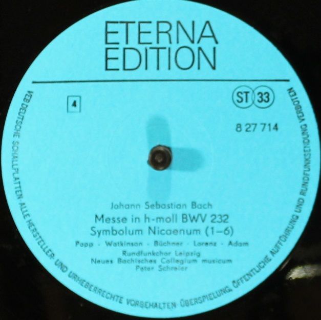 Eterna 8 27 713 - 715 - Johann Sebastian Bach - Messe In H-Moll - Image 4