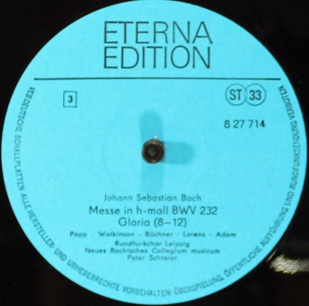 Eterna 8 27 713 - 715 - Johann Sebastian Bach - Messe In H-Moll - Image 5