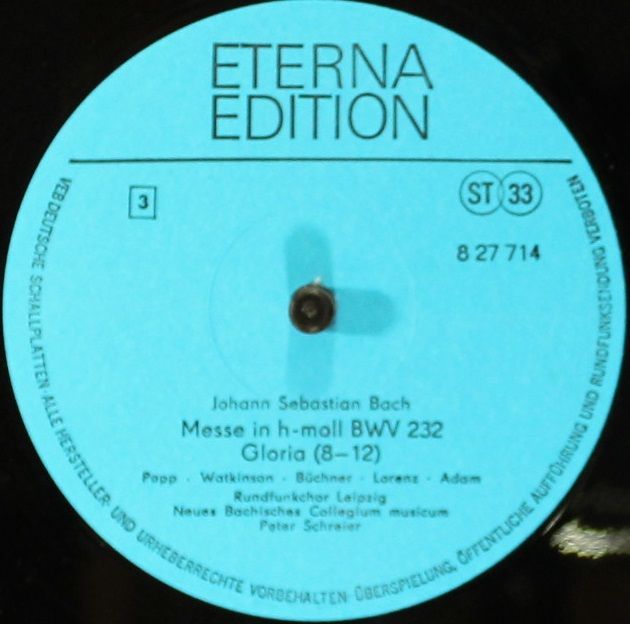 Eterna 8 27 713 - 715 - Johann Sebastian Bach - Messe In H-Moll - Image 5