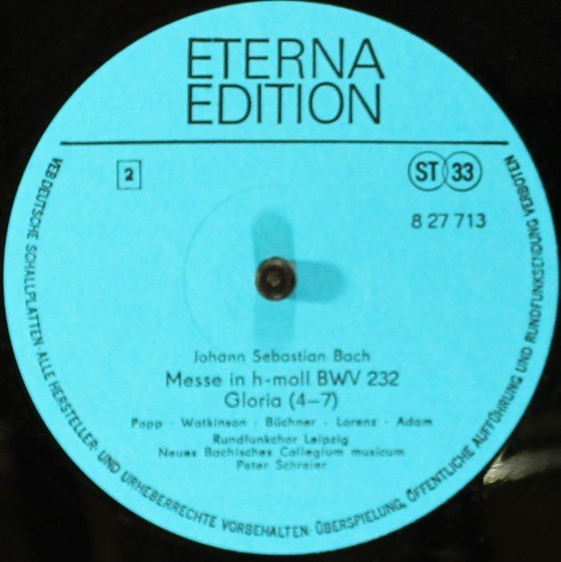 Eterna 8 27 713 - 715 - Johann Sebastian Bach - Messe In H-Moll - Image 6