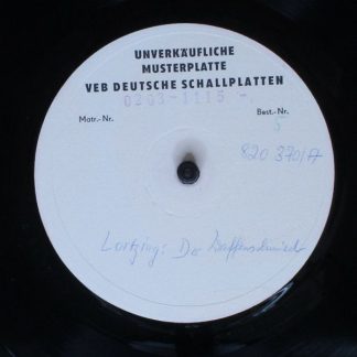 Not On Label 8 20 370 - Albert Lortzing - Der Waffenschmied (Ope