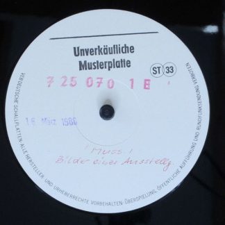 Not On Label 7 25 070 - Modest Mussorgsky, Maurice Ravel, London