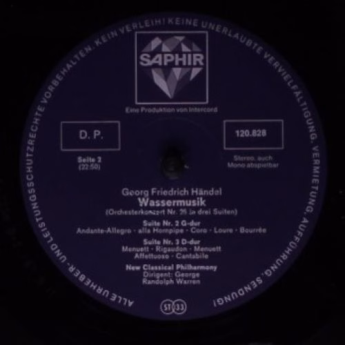 Saphir INT 120.828 - Georg Friedrich Händel, New Classical Philh - Image 4