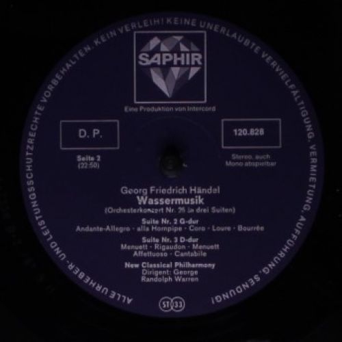 Saphir INT 120.828 - Georg Friedrich Händel, New Classical Philh - Image 4