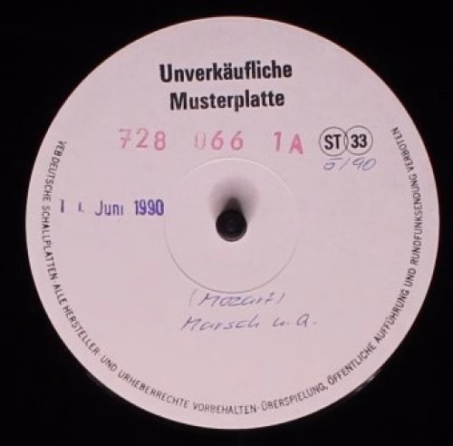 Not On Label 7 28 066 - Wolfgang Amadeus Mozart, Wolf-Dieter Bat