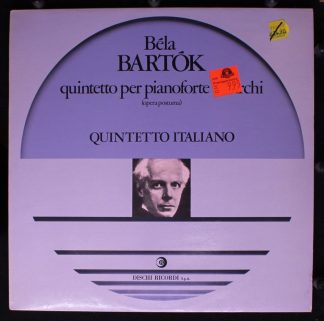 Ricordi RLC 27021 - Quintetto Italiano, Béla Bartók - Quintetto