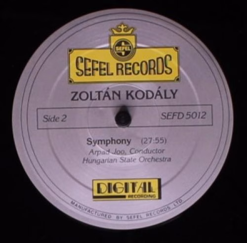 Sefel Records SEFD 5012 - Zoltán Kodály, The Budapest Philharmon - Image 5