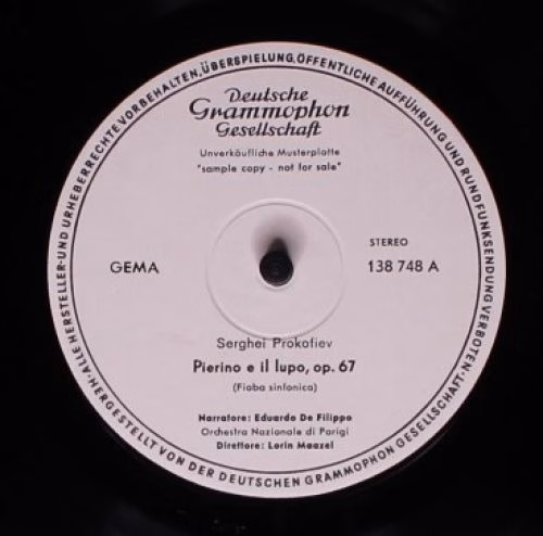 Deutsche Grammophon 138 748 - Sergei Prokofiev, Eduardo De Filip