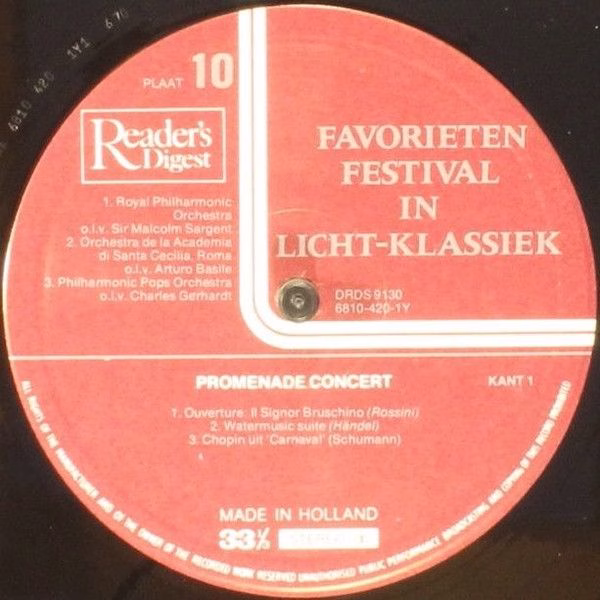 Reader's Digest none - Various - Favorieten Festival In Licht-Kl - Image 37