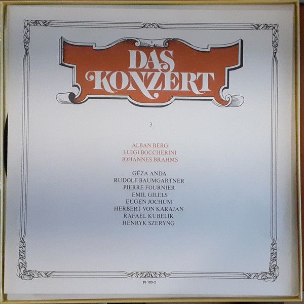 Deutsche Grammophon 26 103-2 - Alban Berg, Luigi Boccherini, Joh - Image 3