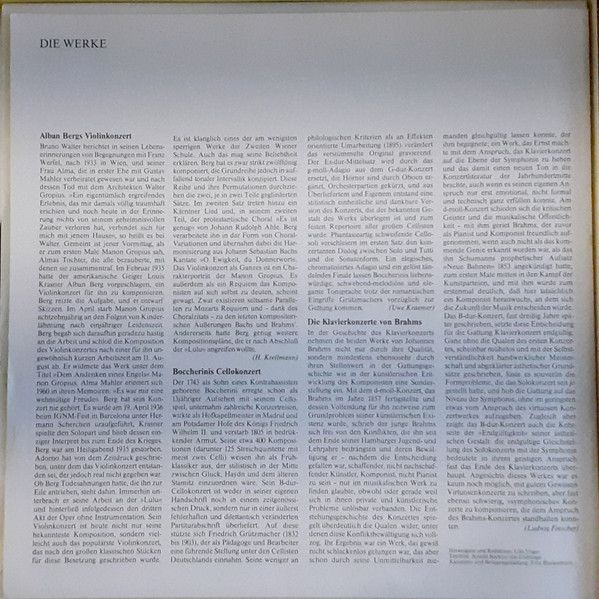 Deutsche Grammophon 26 103-2 - Alban Berg, Luigi Boccherini, Joh - Image 5