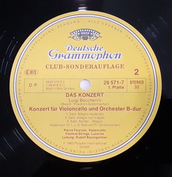 Deutsche Grammophon 26 103-2 - Alban Berg, Luigi Boccherini, Joh - Image 7