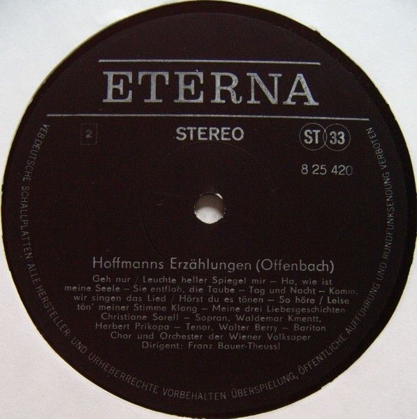 Eterna 8 25 420 - Jacques Offenbach - Hoffmanns Erzählungen - Image 4