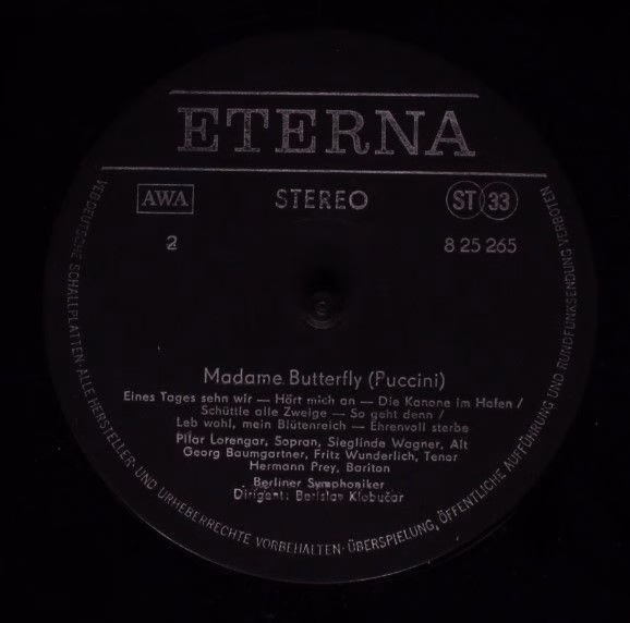 Eterna 8 25 265 - Giacomo Puccini, Fritz Wunderlich, Sieglinde W - Image 4