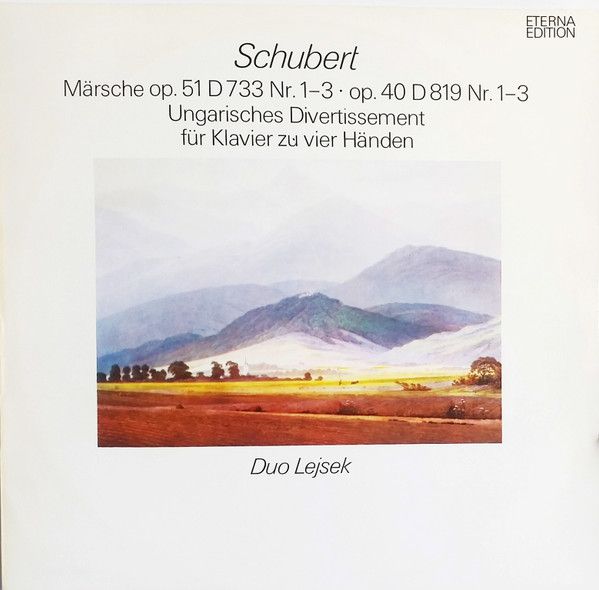 Eterna 8 27 115 - Franz Schubert, Duo Lejsek - Märsche Für Klavi