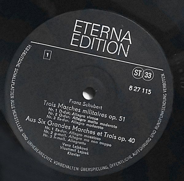 Eterna 8 27 115 - Franz Schubert, Duo Lejsek - Märsche Für Klavi - Image 2