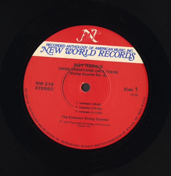 New World Records NW 218 - Arthur Shepherd (2), Henry Cowell, Ro - Image 4