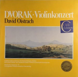 Eurodisc 87 695 XAK - Antonín Dvořák, David Oistrach - Violinkon