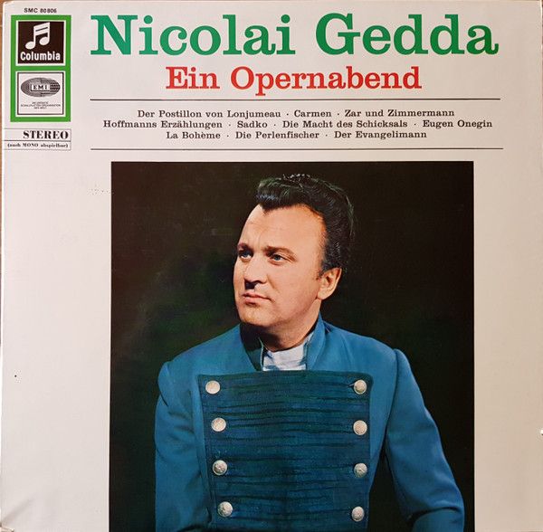 Columbia SMC 80 806 - Nicolai Gedda - Ein Opernabend