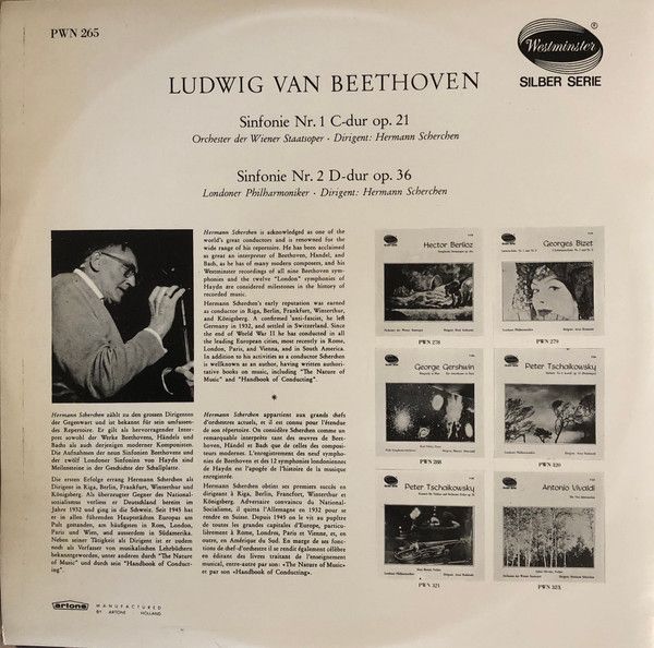 Westminster PWN 265 - Ludwig van Beethoven, Orchester Der Wiener - Image 2
