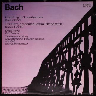 Eterna 8 27 516 - Johann Sebastian Bach, Ortrun Wenkel, Peter Sc