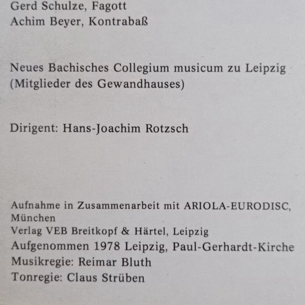 Eterna 8 27 331 - Johann Sebastian Bach, Mitsuko Shirai, Doris S - Image 5