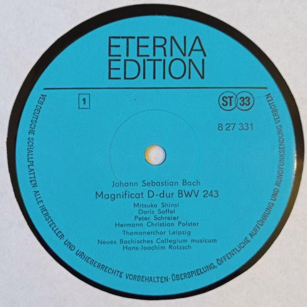 Eterna 8 27 331 - Johann Sebastian Bach, Mitsuko Shirai, Doris S - Image 6
