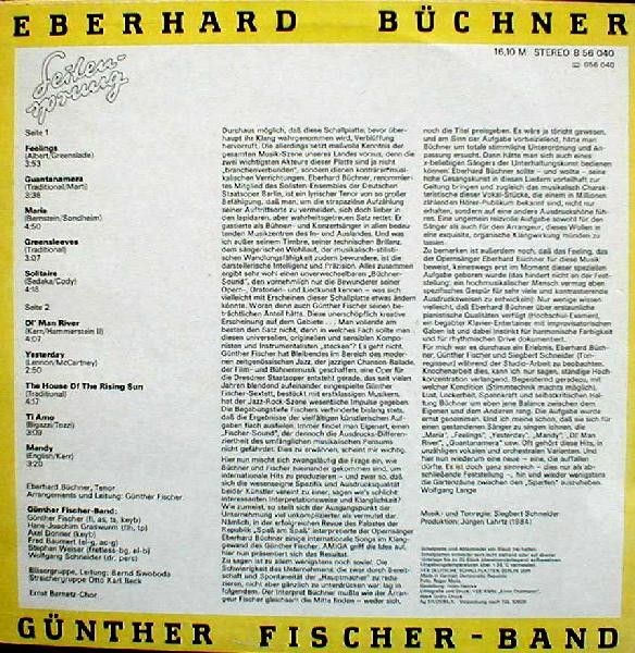 Amiga 8 56 040 - Eberhard Büchner, Günther Fischer Band - Seiten - Image 2
