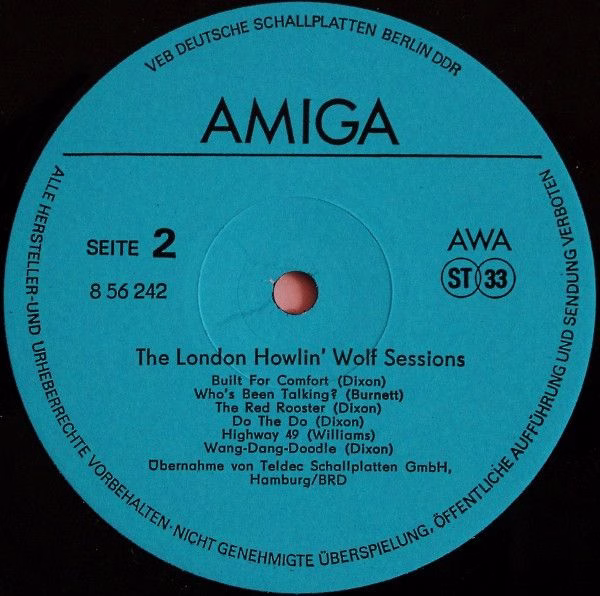 Amiga 8 56 242 - Howlin' Wolf - The London Howlin' Wolf Sessions - Image 4