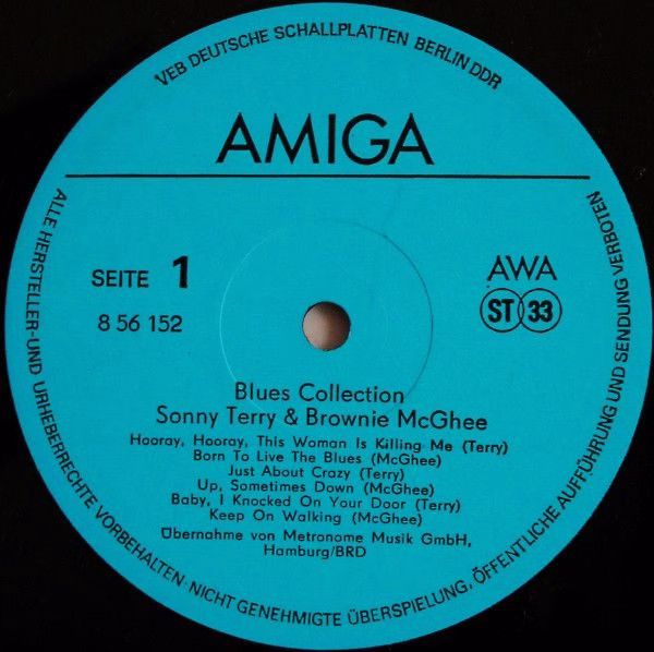 Amiga 8 56 152 - Sonny Terry & Brownie McGhee - Sonny Terry & Br - Image 3