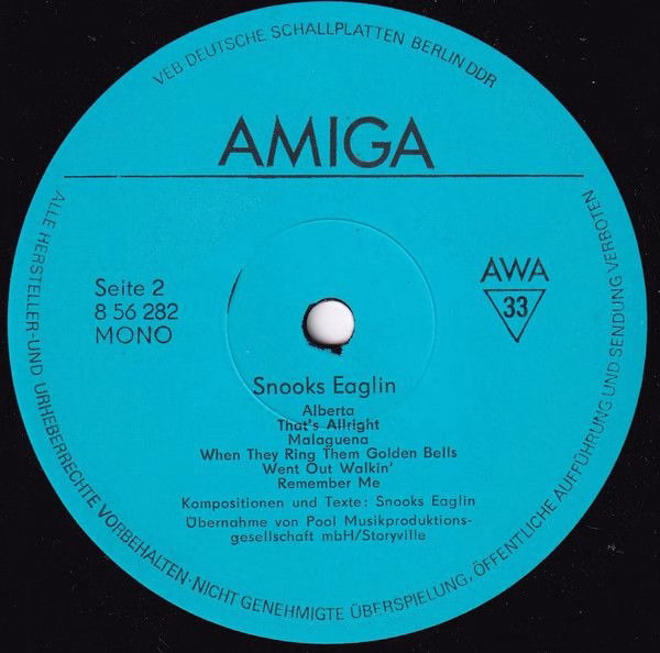 Amiga 8 56 282 - Snooks Eaglin - Snooks Eaglin - Image 4