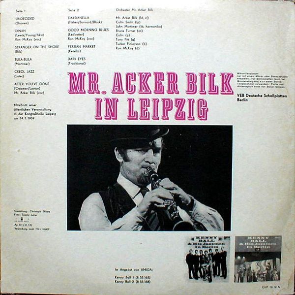 Amiga 8 55 180 - Mr. Acker Bilk Orchestra - Mr. Acker Bilk In Le - Image 2