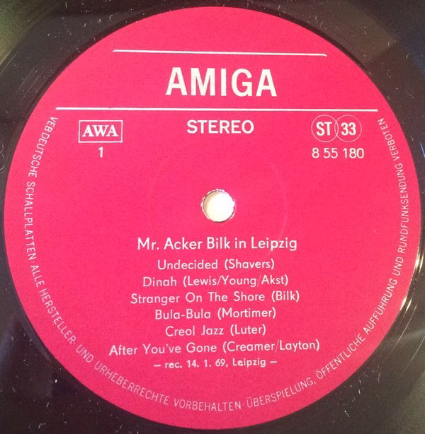 Amiga 8 55 180 - Mr. Acker Bilk Orchestra - Mr. Acker Bilk In Le - Image 3