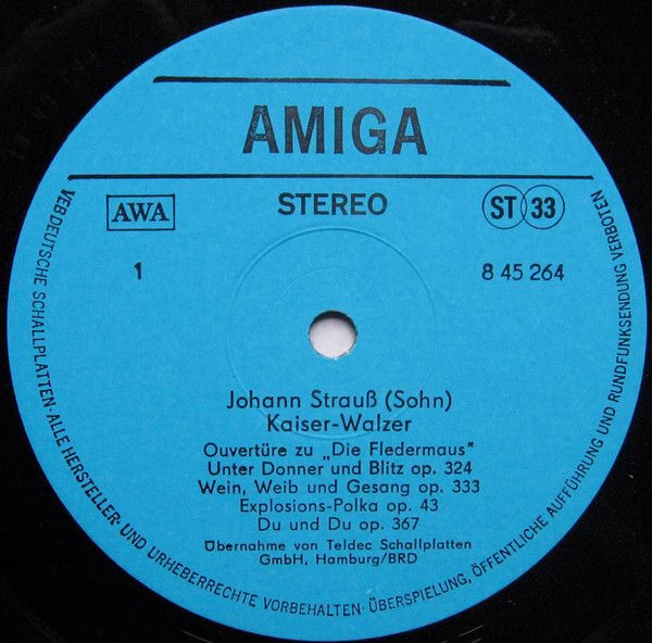 Amiga 8 45 264 - Johann Strauss Jr., Wiener Philharmoniker, Will - Image 3