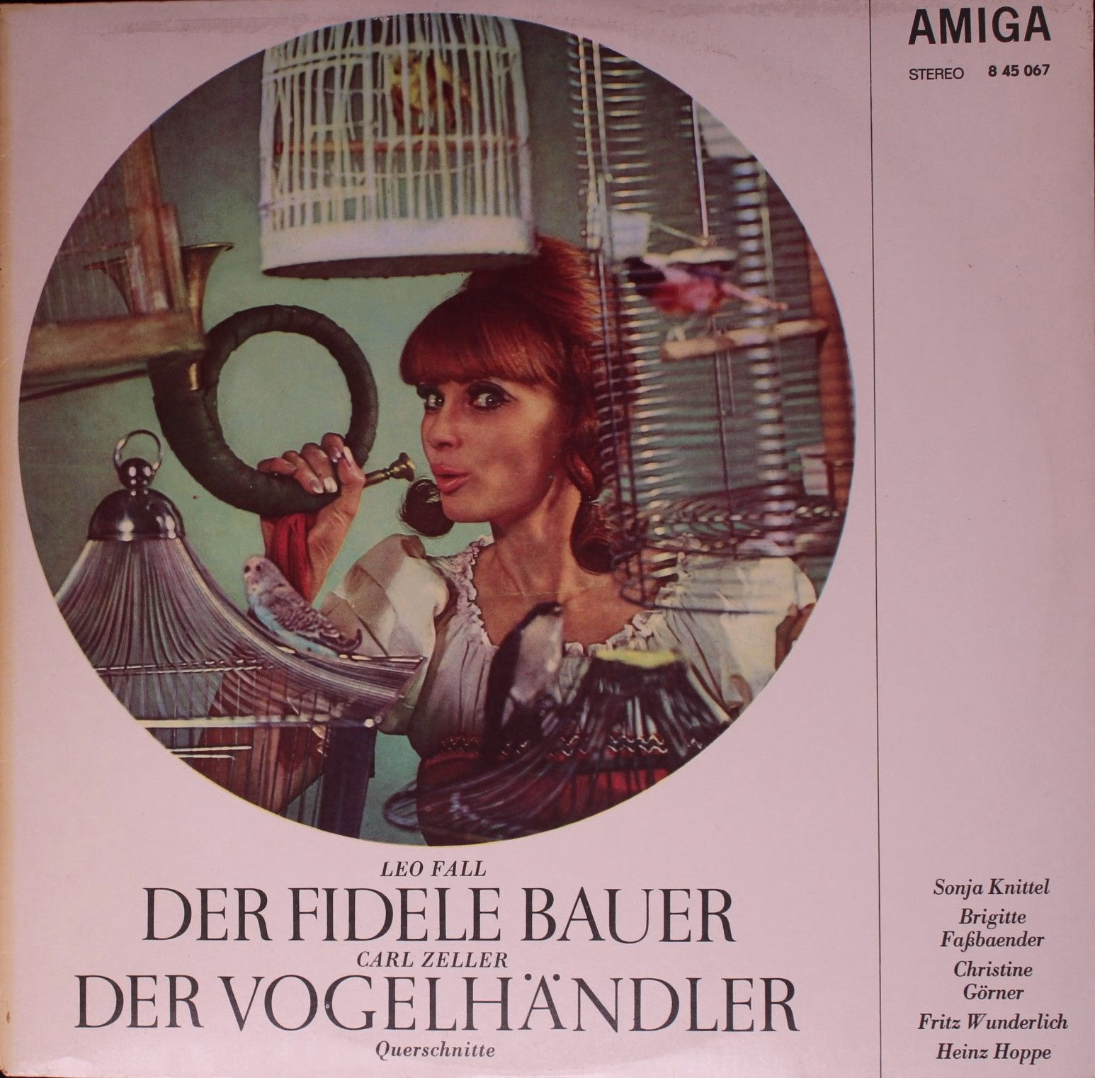 Amiga 8 45 067 - Leo Fall, Carl Zeller, Sonja Knittel, Brigitte