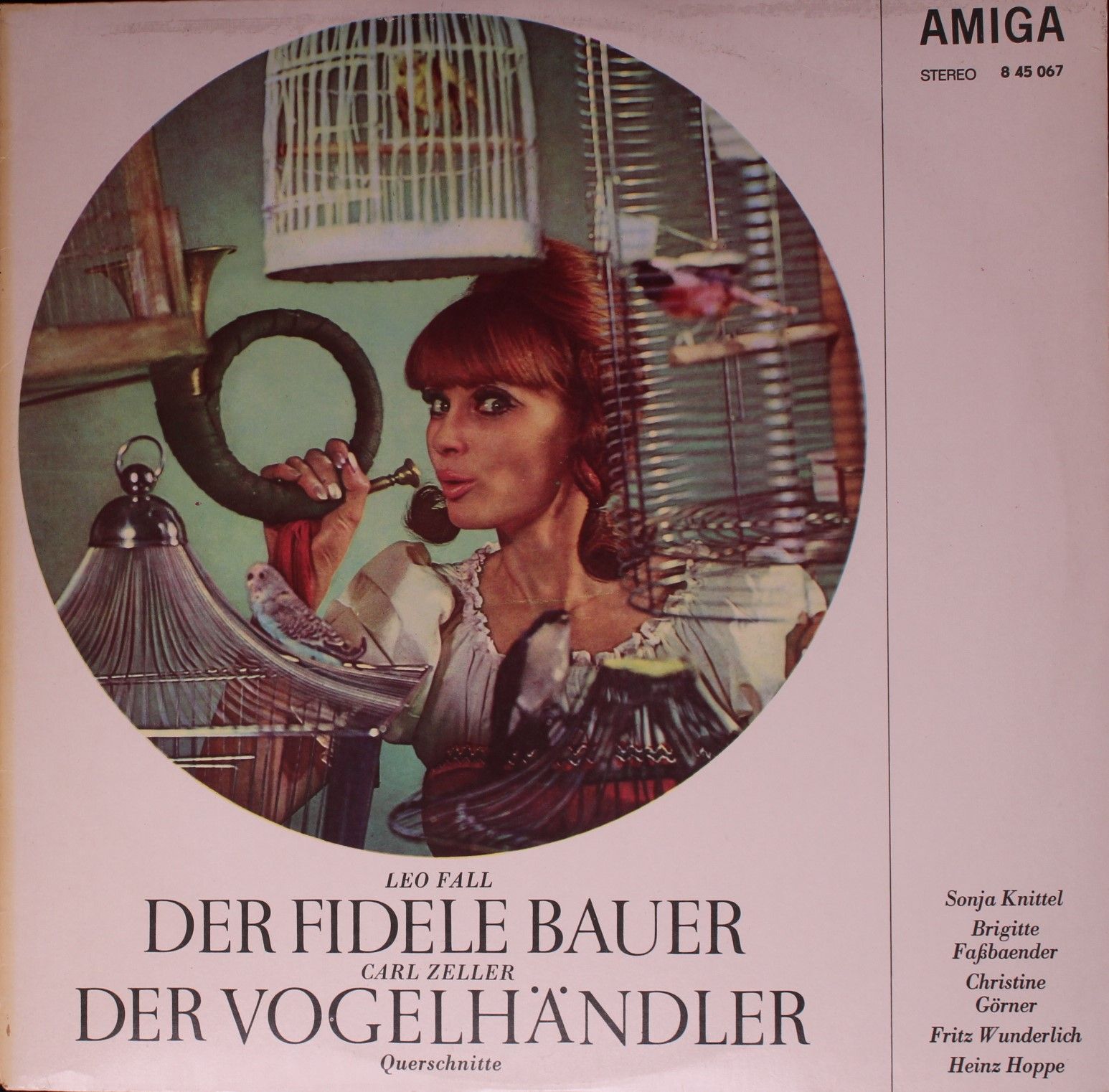 Amiga 8 45 067 - Leo Fall, Carl Zeller, Sonja Knittel, Brigitte