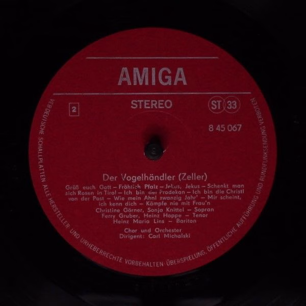 Amiga 8 45 067 - Leo Fall, Carl Zeller, Sonja Knittel, Brigitte - Image 4