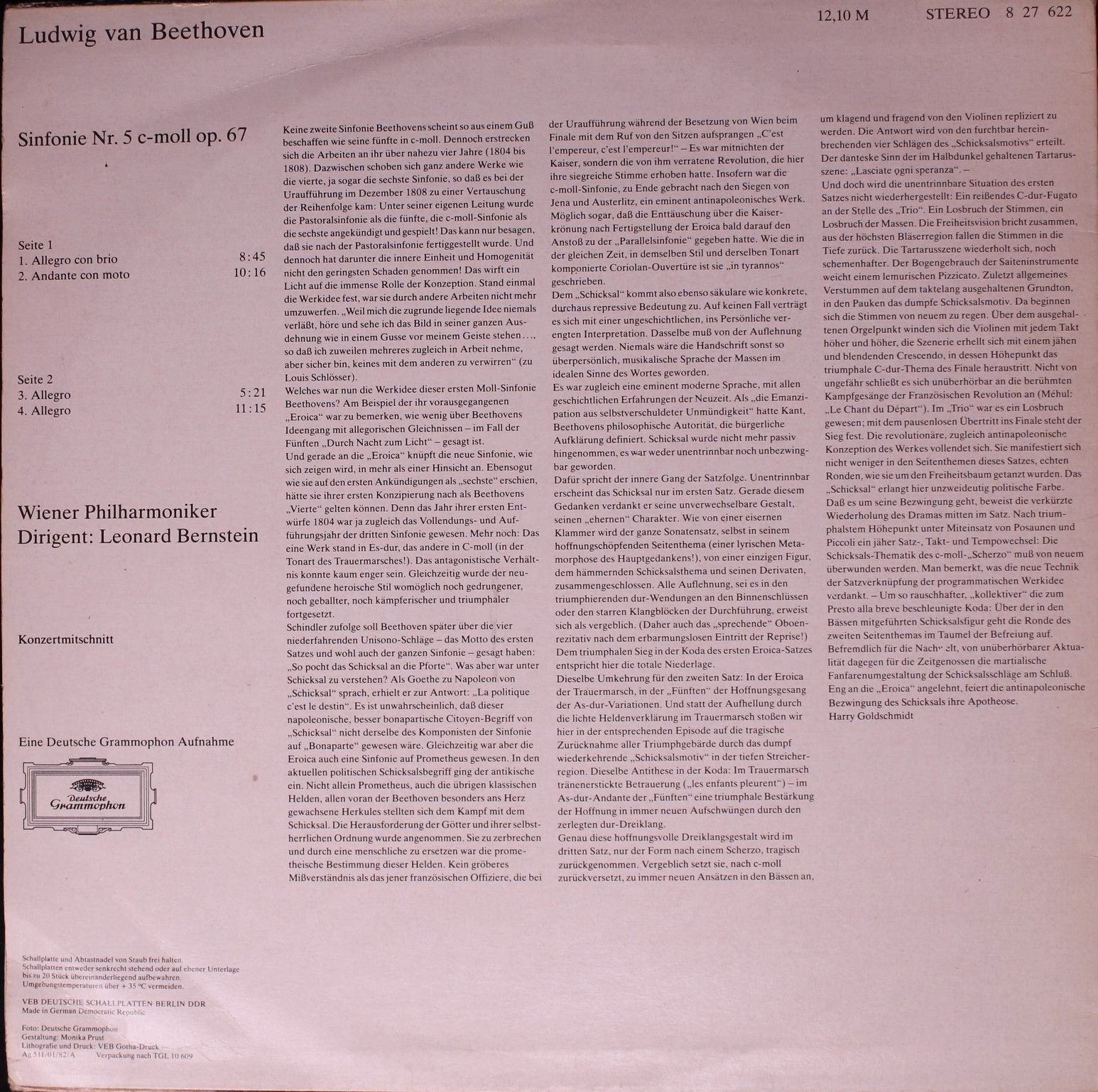 Eterna 8 27 622 - Ludwig van Beethoven, Wiener Philharmoniker, L - Image 2