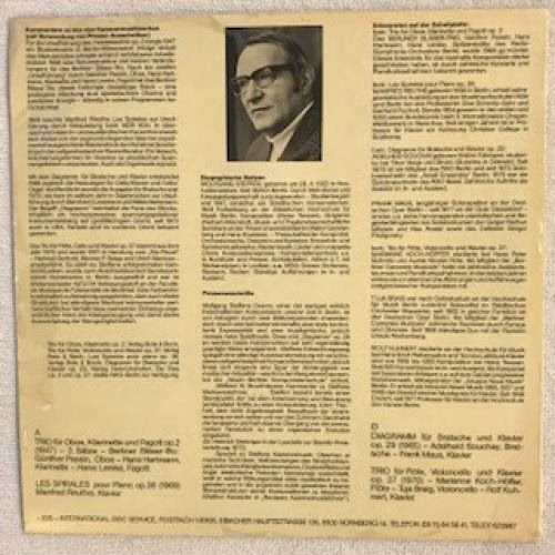 IDS International Disc Service IDS309 - Wolfgang Steffen - Trio, - Image 2
