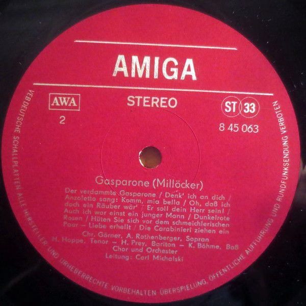 Amiga 8 45 063 - Franz von Suppé, Carl Millöcker - Boccaccio / G - Image 4