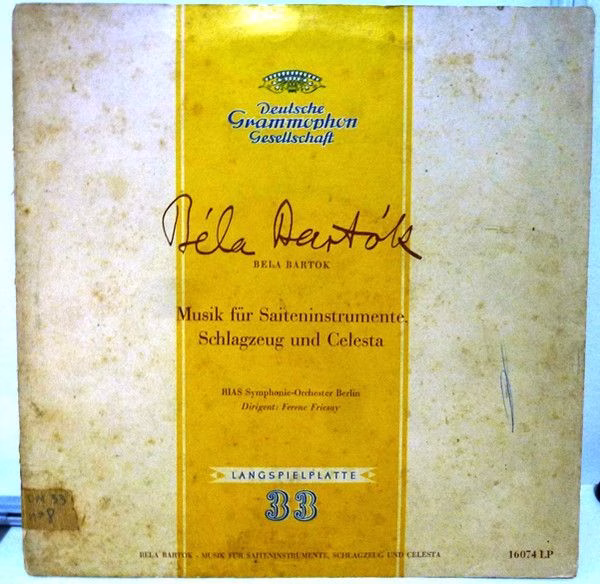 Deutsche Grammophon LP 16 074 - Béla Bartók, RIAS Symphonie-Orch