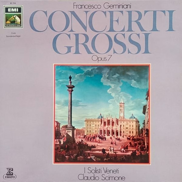 His Master's Voice 61 714 - Francesco Geminiani, I Solisti Venet