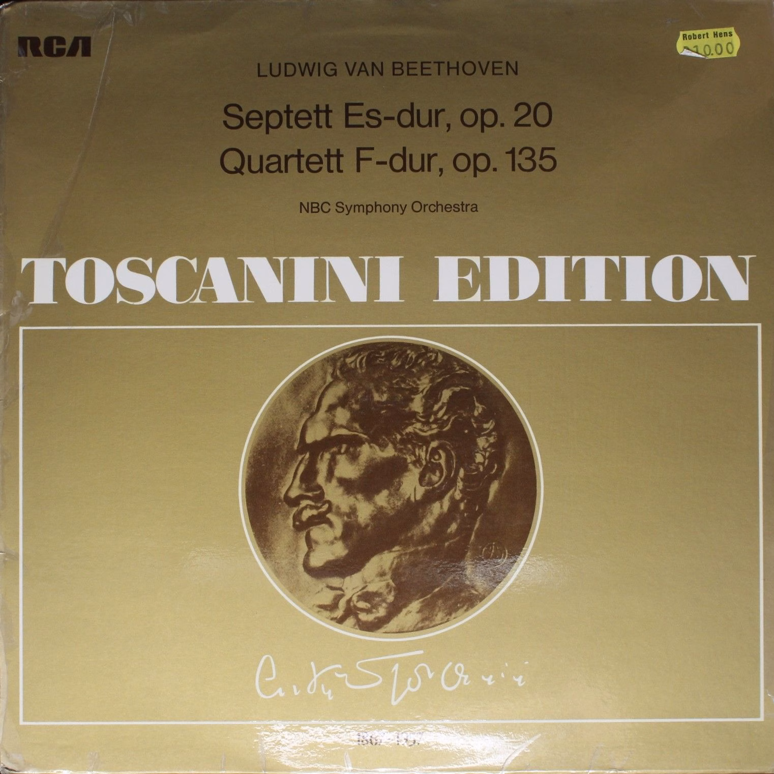 RCA Victrola AT 144 - Ludwig van Beethoven, Arturo Toscanini, NB