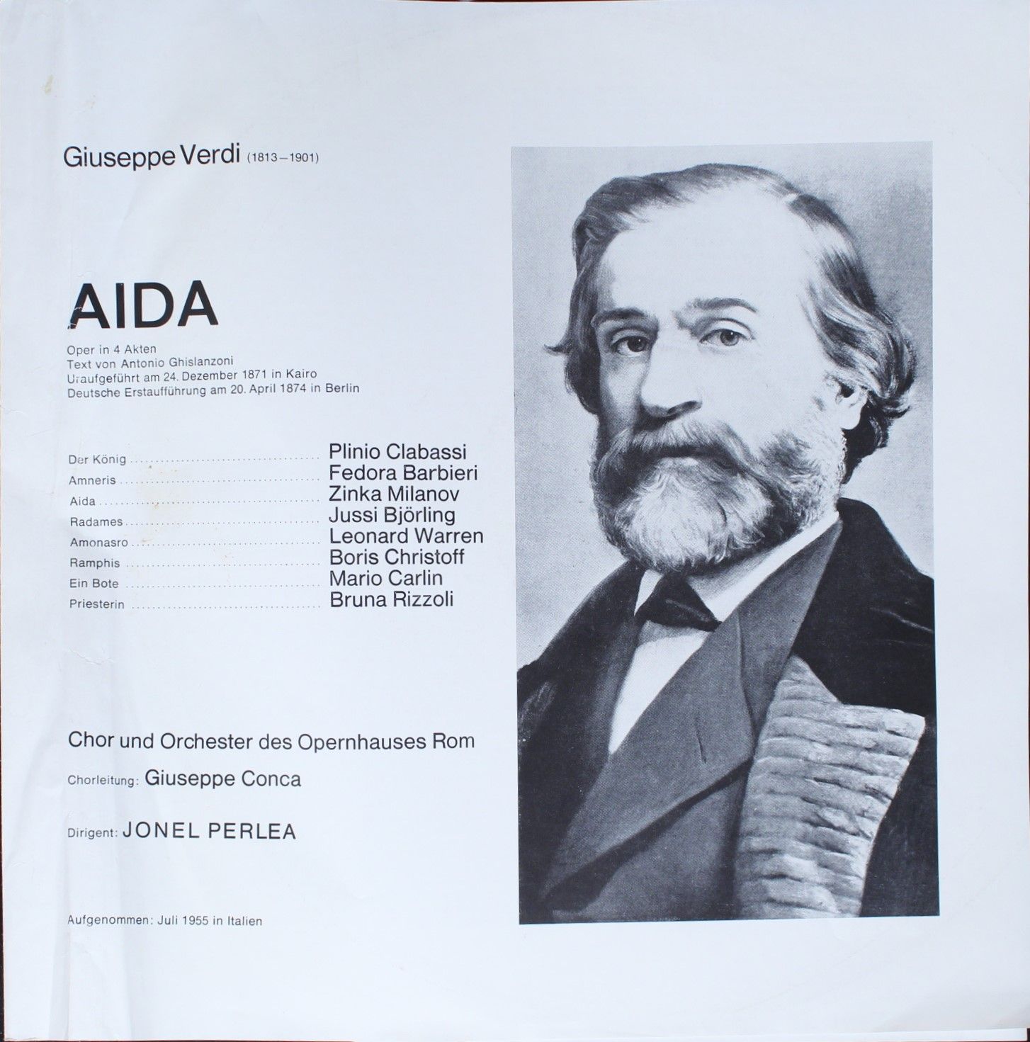 RCA Victrola VIC 6119/1-3 - Giuseppe Verdi, Jussi Björling, Leon