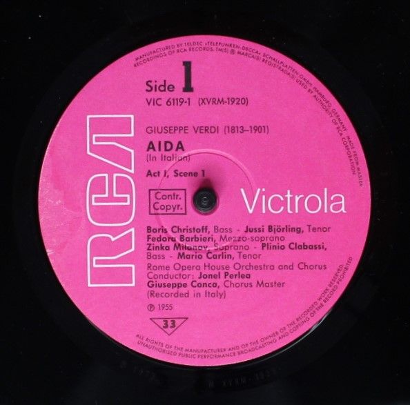 RCA Victrola VIC 6119/1-3 - Giuseppe Verdi, Jussi Björling, Leon - Image 4