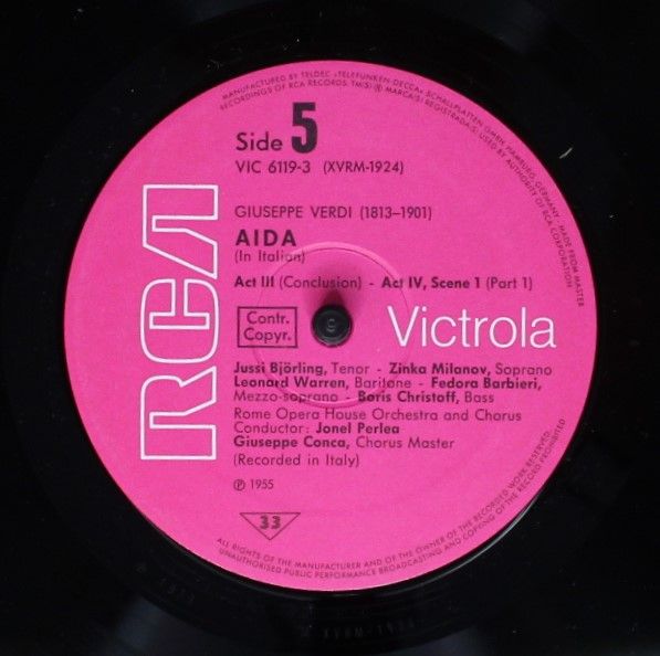 RCA Victrola VIC 6119/1-3 - Giuseppe Verdi, Jussi Björling, Leon - Image 8